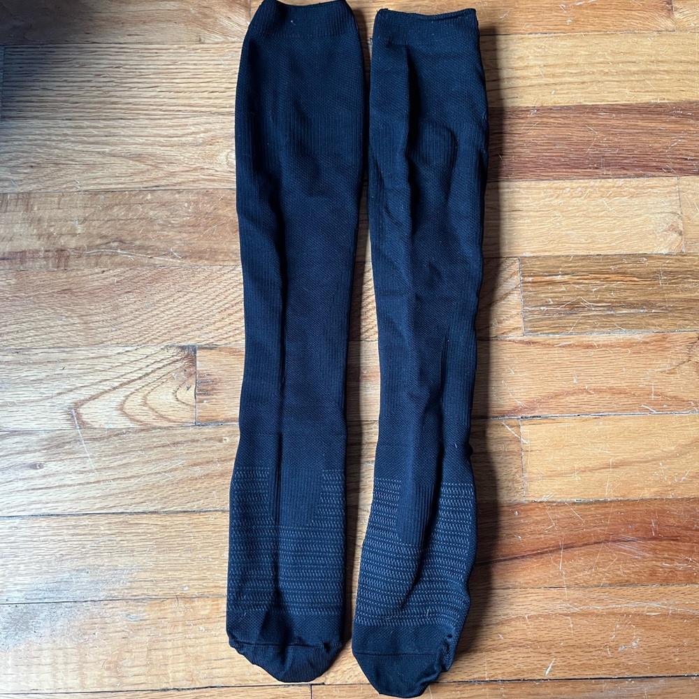 Lululemon black high socks. One size